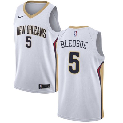 Nike New Orleans Pelicans #5 Eric Bledsoe White Youth NBA Swingman Association Edition Jersey